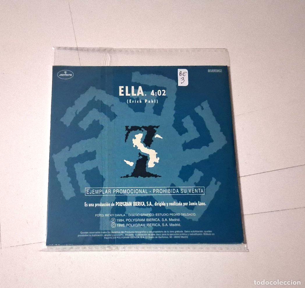 CDs de m&uacute;sica: SEPTIMO SENTIDO &rdquo;ELLA&rdquo; CD SINGLE 1 TRACKS CARDBOARD - Foto 2