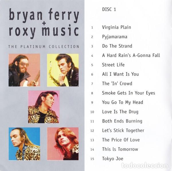 CDs de m&uacute;sica: Bryan Ferry + Roxy Music &lrm;&ndash; The Platinum Collection - Foto 10