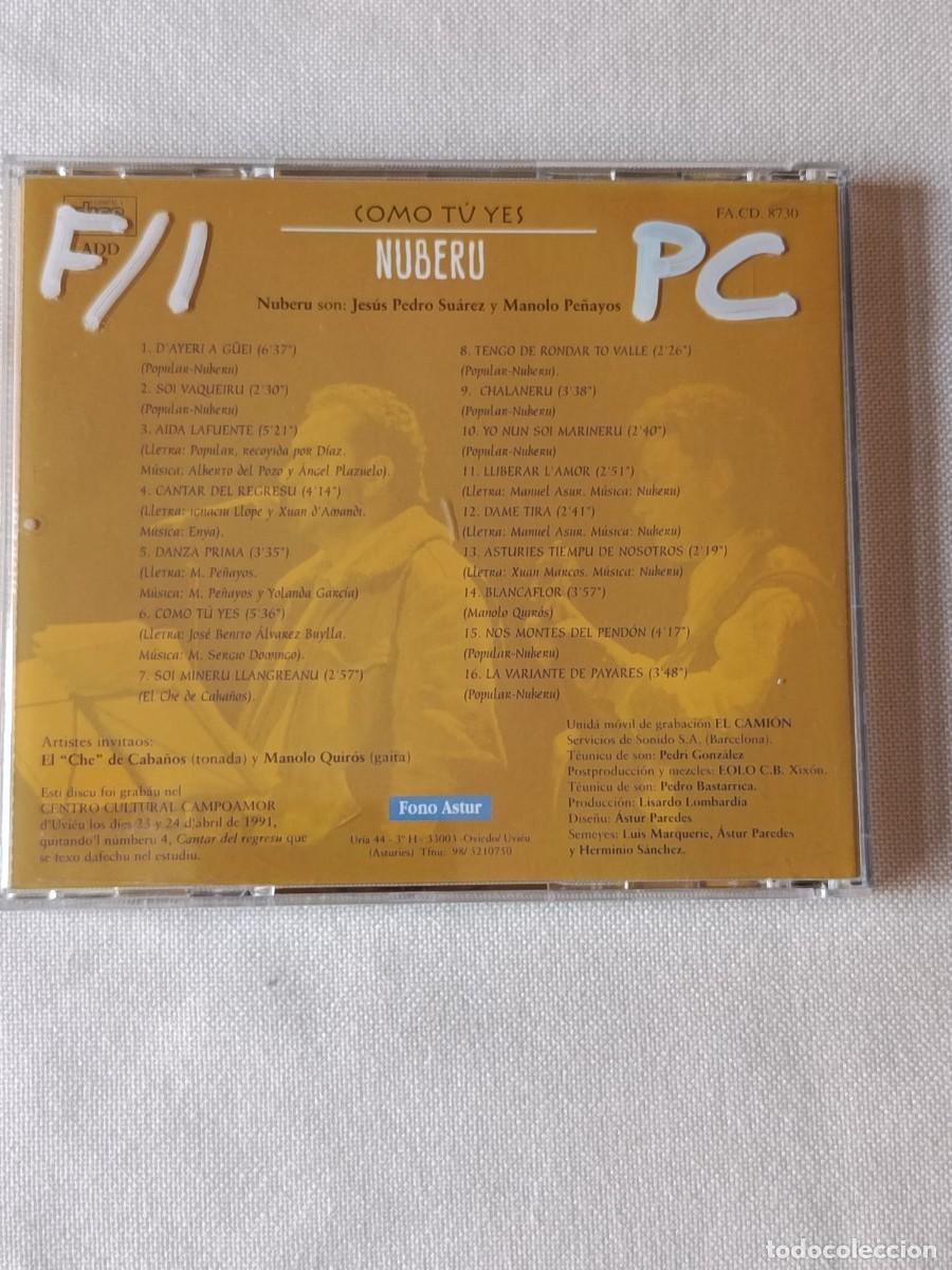 CDs de m&uacute;sica: CD NUBERU COMO TU YES - Foto 2