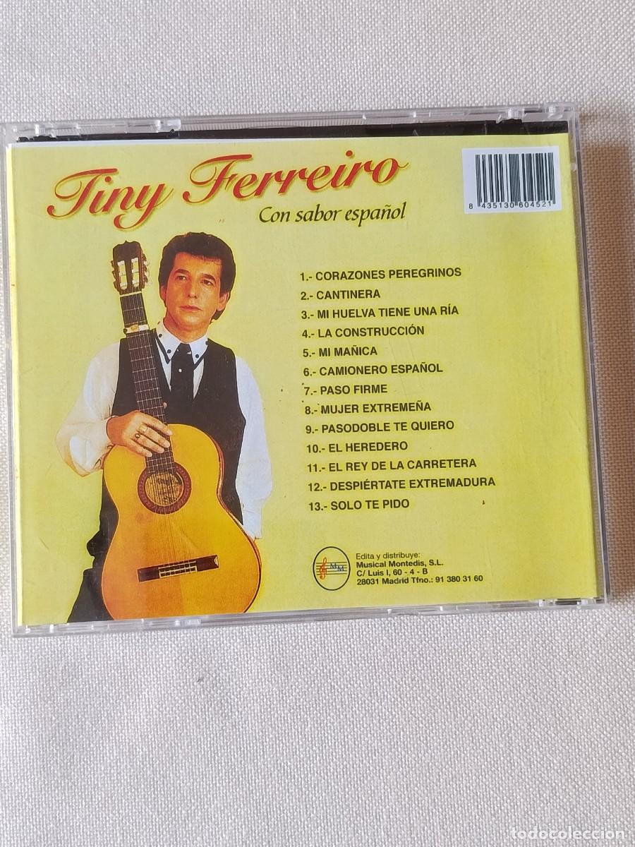 CDs de m&uacute;sica: CD TINY FERRERO CON SABOR ESPA&Ntilde;OL PASODOBLES Y SEVILLANAS - Foto 2