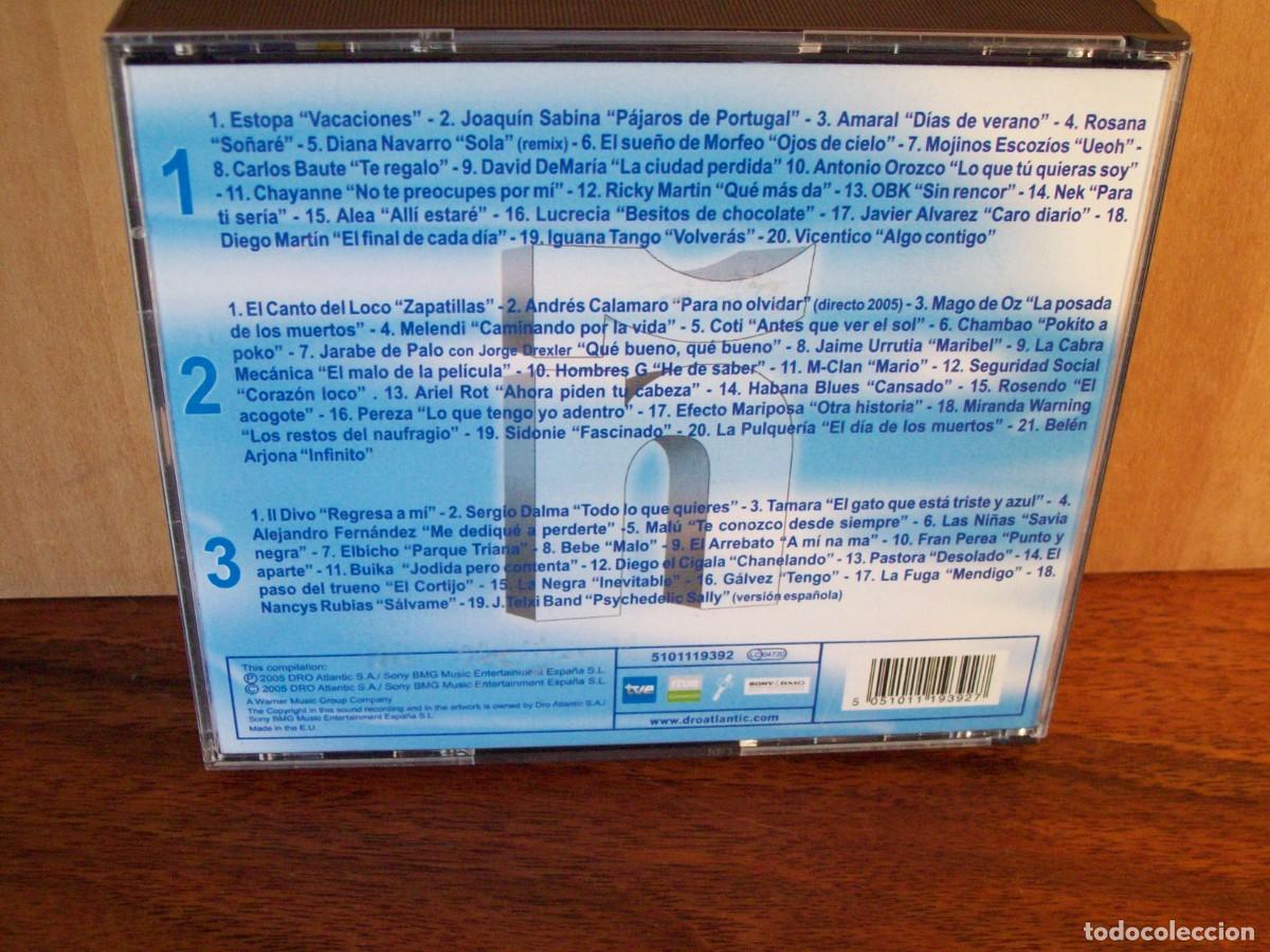 CDs de m&uacute;sica: &Ntilde; - LOS EXITOS DEL A&Ntilde;O - TRIPLE CD ARTISTAS ORIGINALES - Foto 2