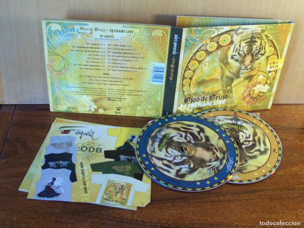 CDs de m&uacute;sica: OJOS DE BRUJO - TECHARI LIVE - CD DIGIPACK CON LIBRETO + DVD - Foto 1