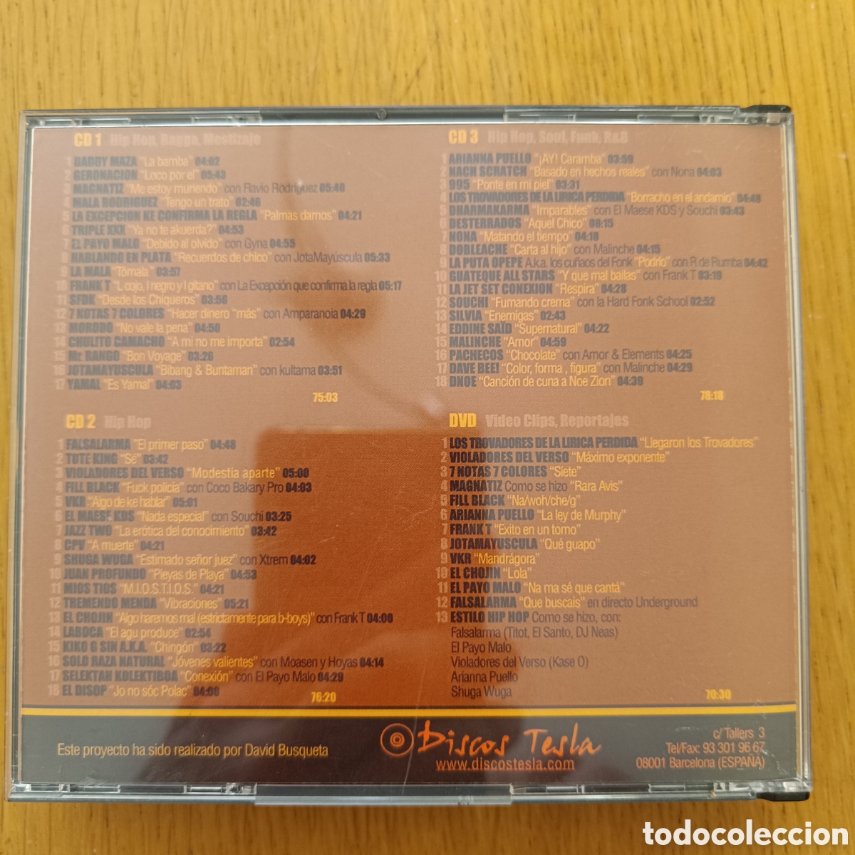 CDs de m&uacute;sica: Estilo Hip Hop 3 CDs + DVD y Libreto - Foto 2
