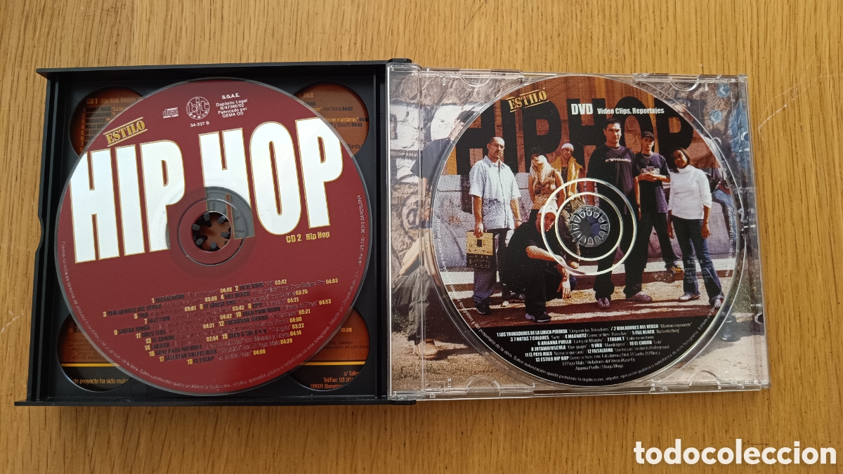 CDs de m&uacute;sica: Estilo Hip Hop 3 CDs + DVD y Libreto - Foto 5
