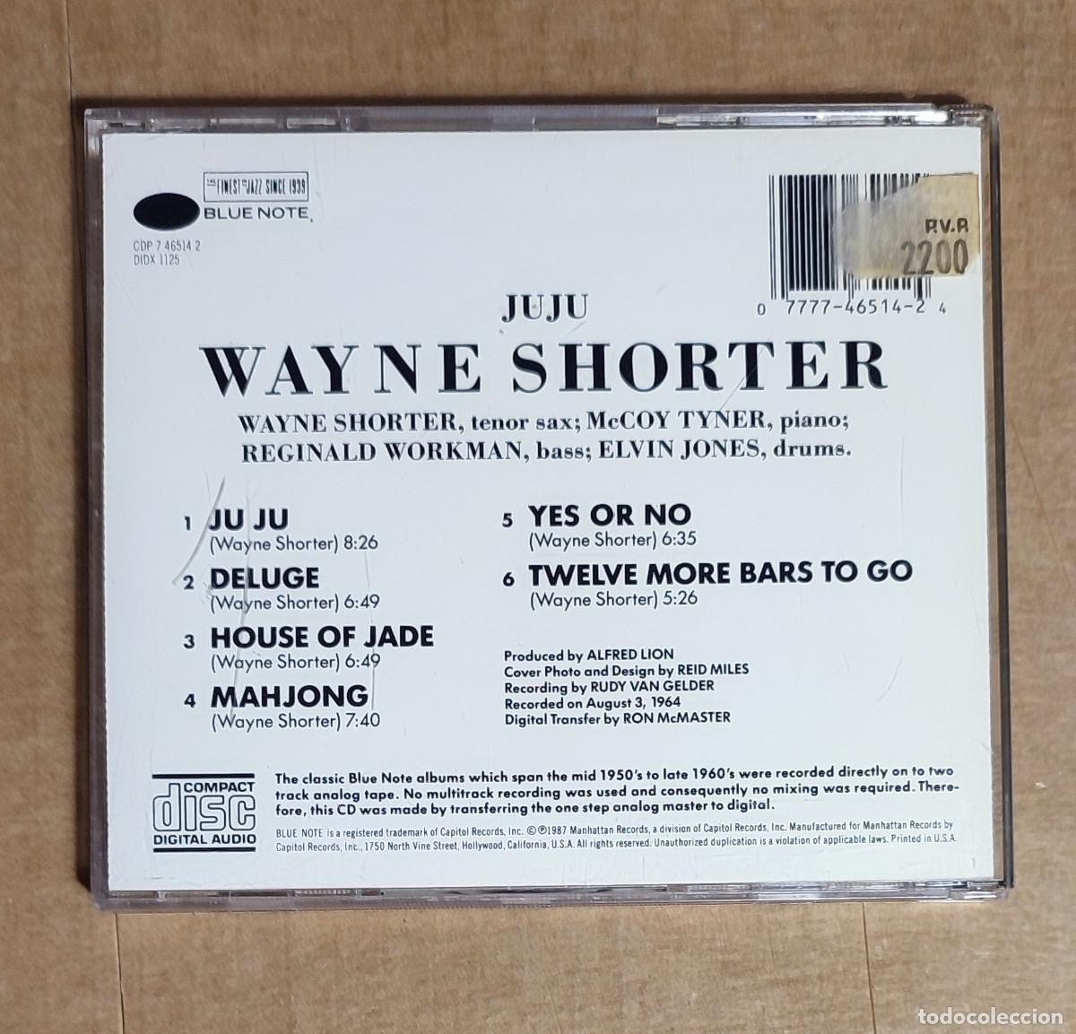 CDs de m&uacute;sica: WAYNE SHORTER - JUJU - 1964 - Foto 3