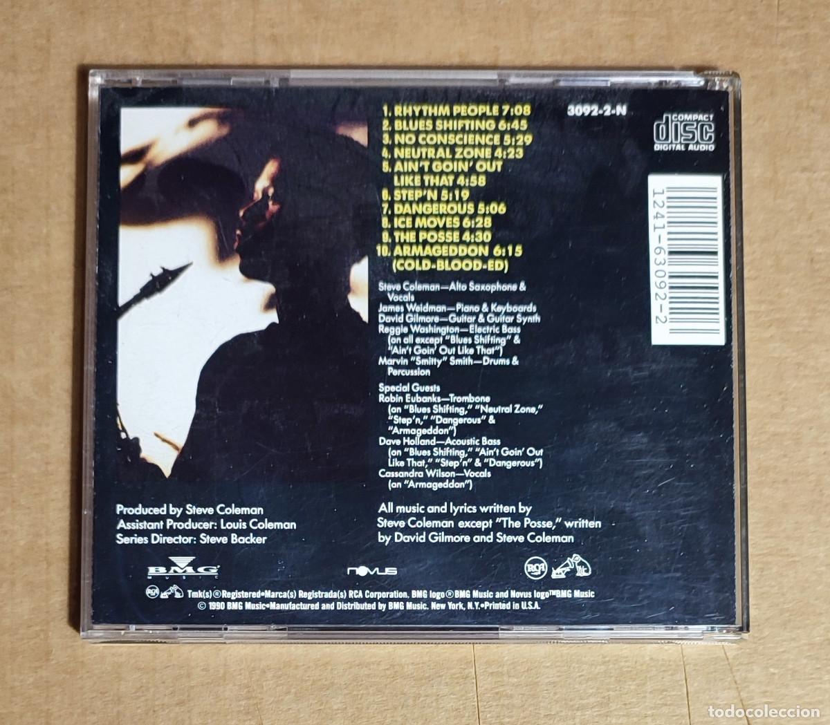 CDs de m&uacute;sica: STEVE COLEMAN AND FIVE ELEMENTS - RHYTHM PEOPLE - 1990 - Foto 3