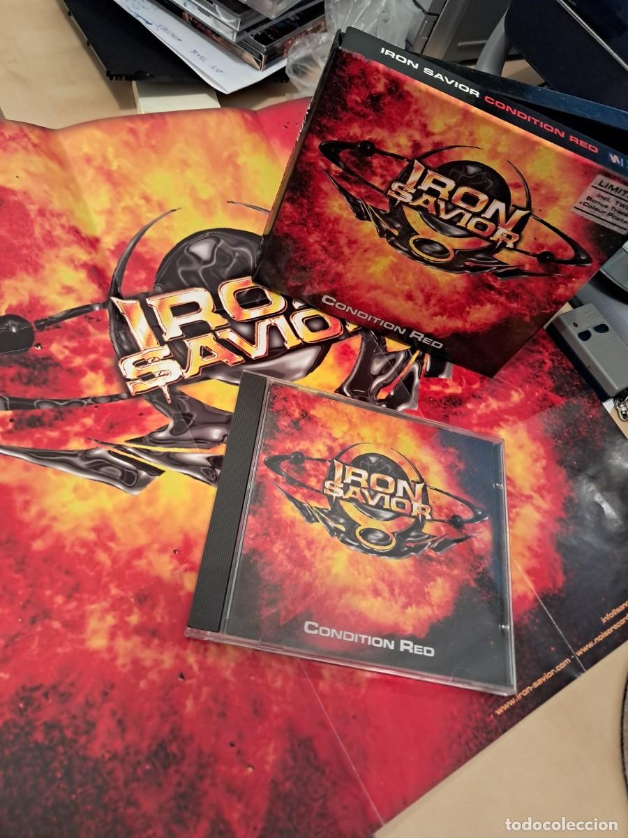 CDs de m&uacute;sica: Iron Savior , Condition Red , CD 2005 Box Set . Impecable . P&oacute;ster. - Foto 1