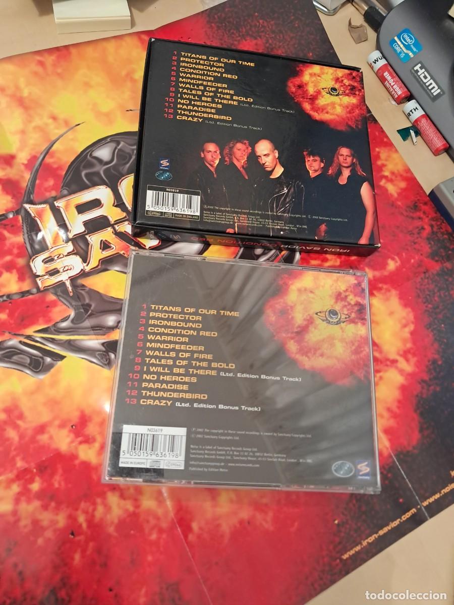 CDs de m&uacute;sica: Iron Savior , Condition Red , CD 2005 Box Set . Impecable . P&oacute;ster. - Foto 2