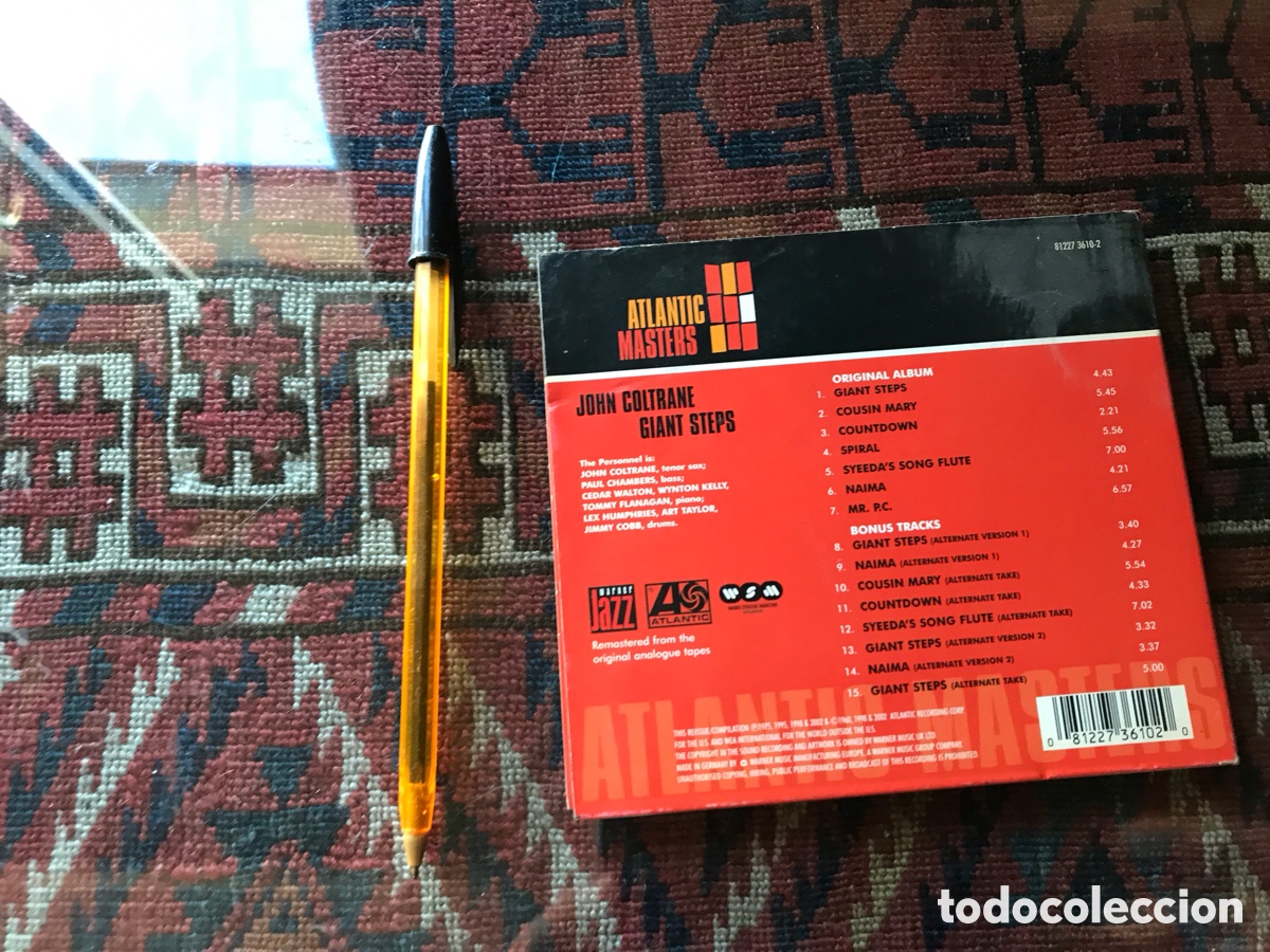 CDs de m&uacute;sica: Giant steps. John Coltrane. Atlantic Masters - Foto 3
