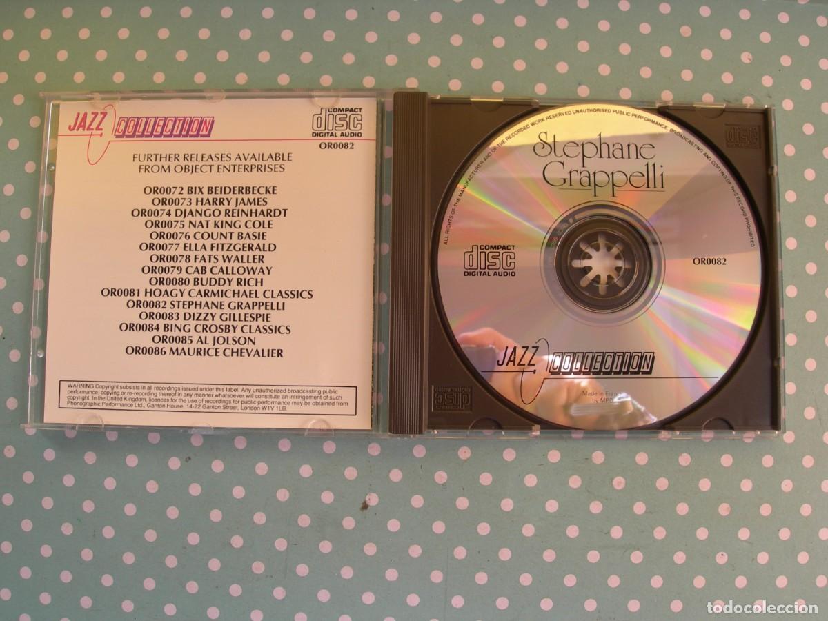 CDs de m&uacute;sica: STEPHANE GRAPPELLI / CD / 13 TEMAS / JAZZ / COLECCI&Oacute;N PARTICULAR - Foto 2
