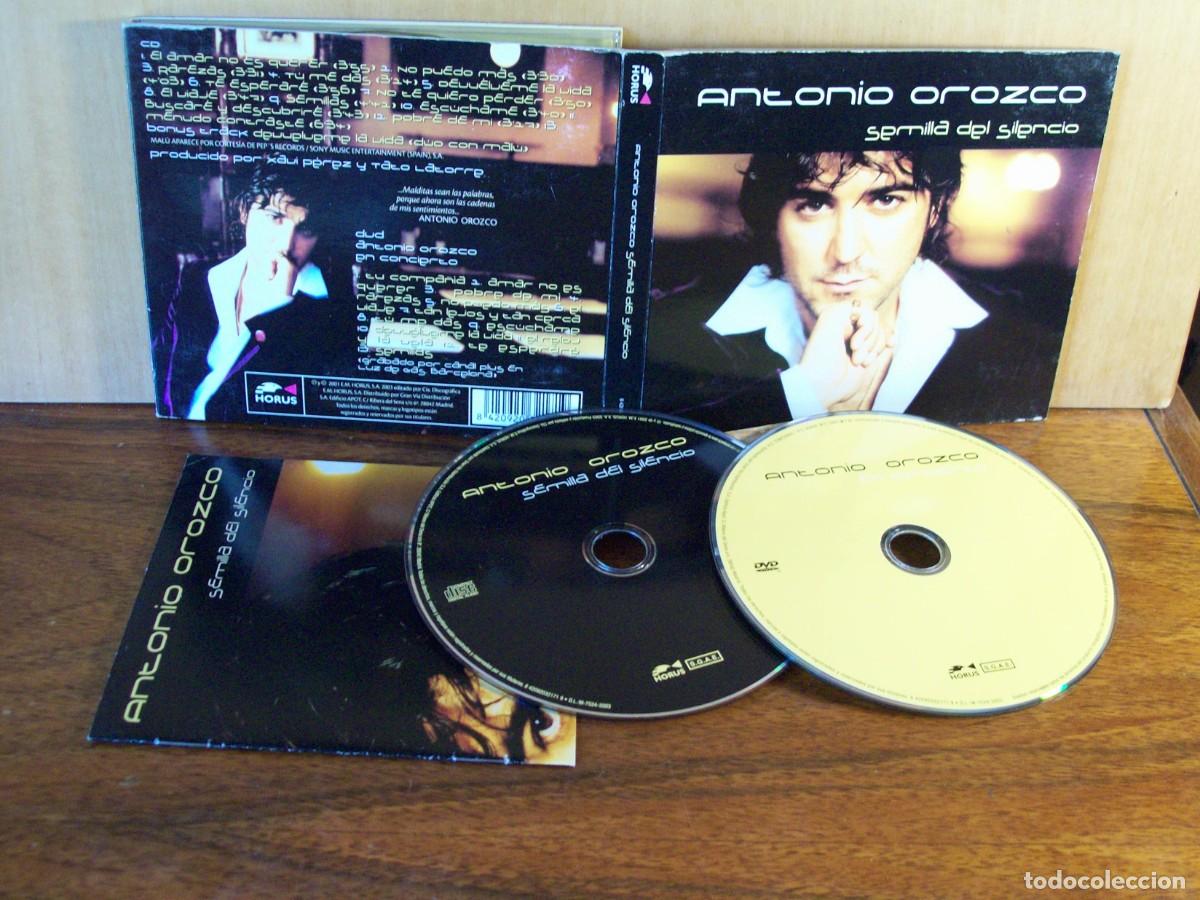 CDs de m&uacute;sica: ANTONIO OROZCO - SEMILLA DEL SILENCIO - CD + DVD CON LIBRETO - Foto 1
