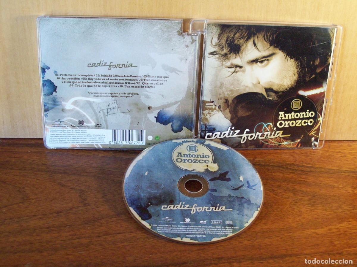 CDs de m&uacute;sica: ANTONIO OROZCO - CADIZFORNIA - CD - Foto 1