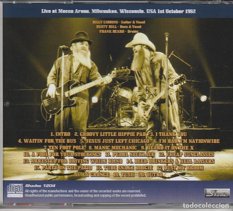 CDs de m&uacute;sica: CD - ZZ TOP - Live in Milwaukee 1982 - Foto 2