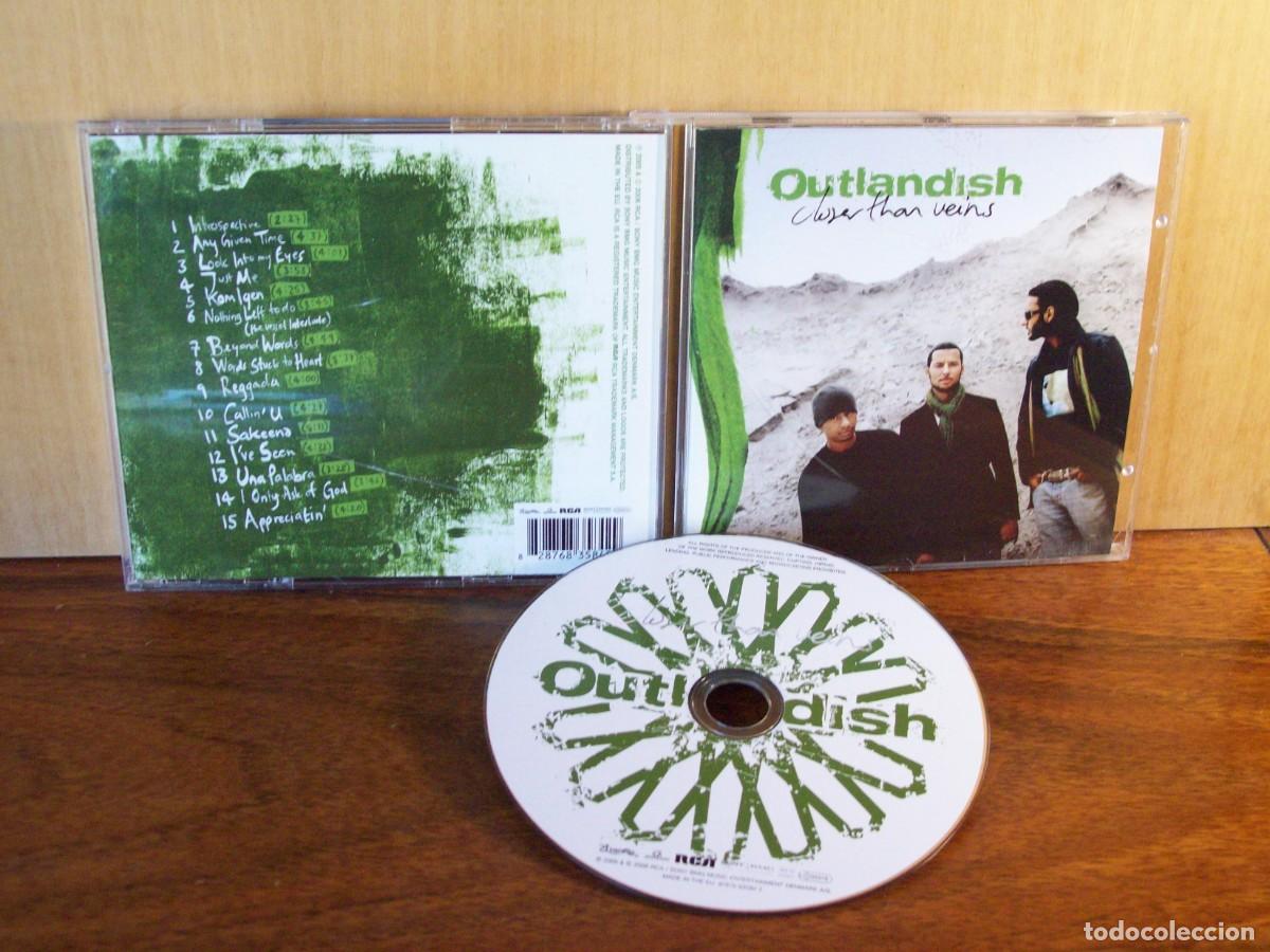 CDs de m&uacute;sica: OUTLANDISH - CLOSER THAN VEINS - CD - Foto 1