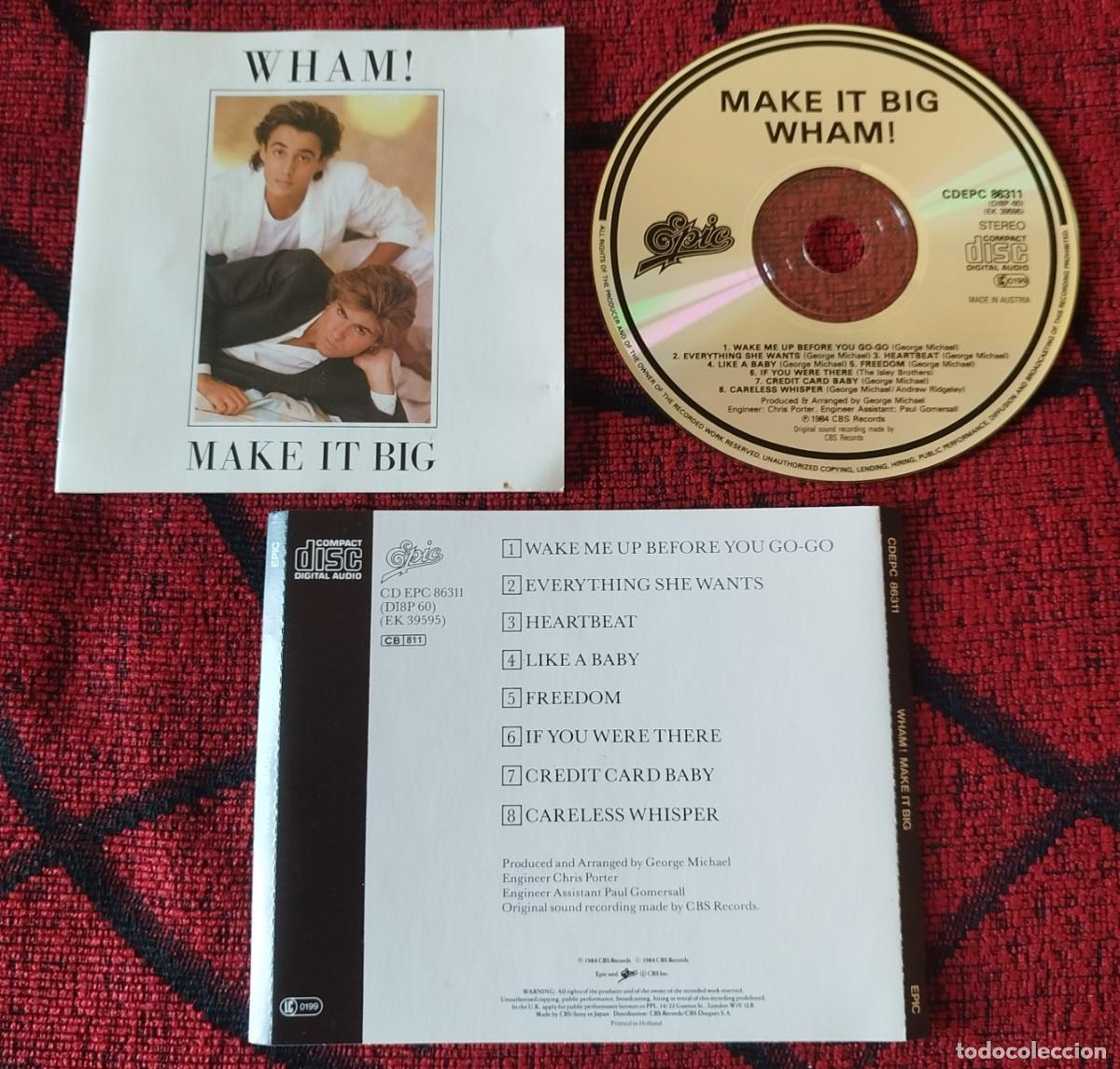 CDs de m&uacute;sica: WHAM! ** Make It Big ** CD AUSTRIA 1984 - Foto 1