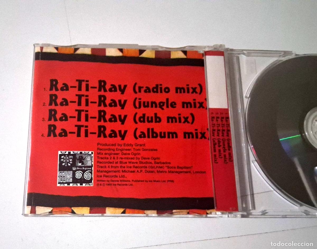 CDs de m&uacute;sica: EDDY GRANT &rdquo;RA-TI-RAY&rdquo; CD 4 TRACKS SINGLE - Foto 2