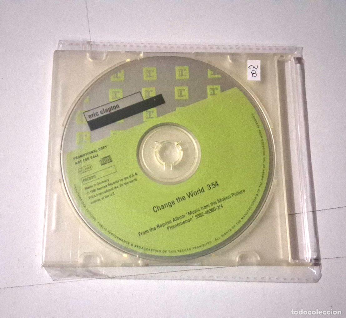 CDs de m&uacute;sica: ERIC CLAPTON &rdquo;CHANGE THE WORLD&rdquo; CD 1 TRACKS SINGLE COMO NUEVO - Foto 1