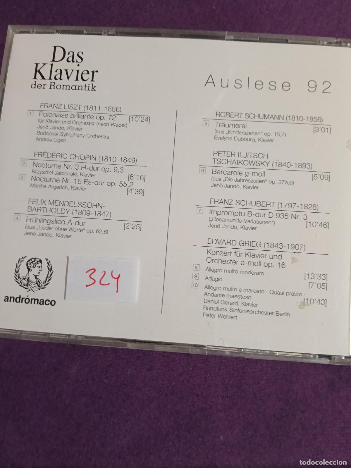 CDs de m&uacute;sica: DAS KLAVIER DER ROMANTIK - Foto 2