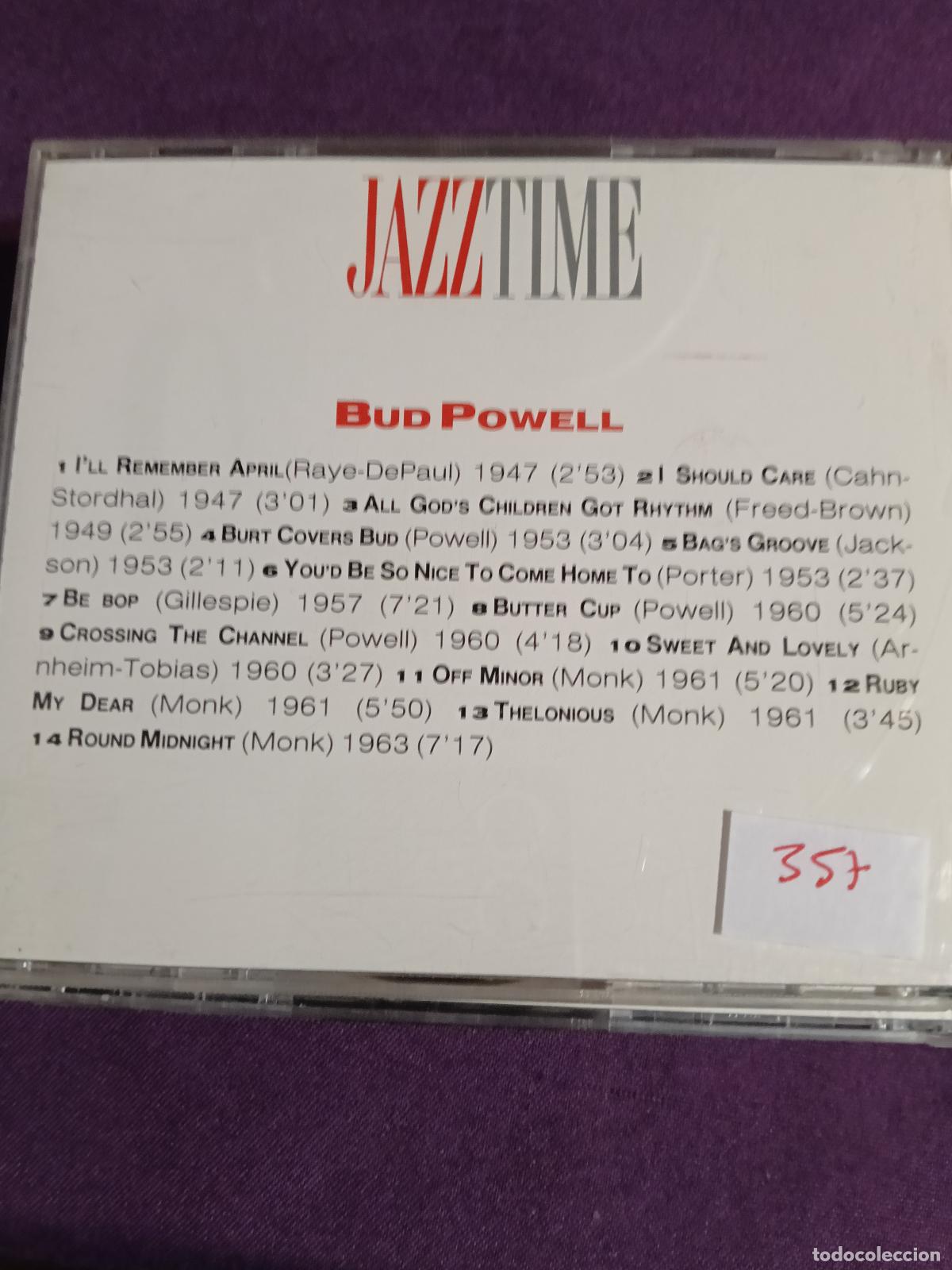 CDs de m&uacute;sica: JAZZ TIME BUD POWELL - Foto 2
