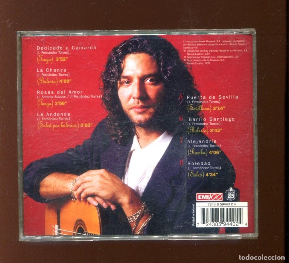 CDs de m&uacute;sica: cd. tomatito, rosas del amor. emi - Foto 2