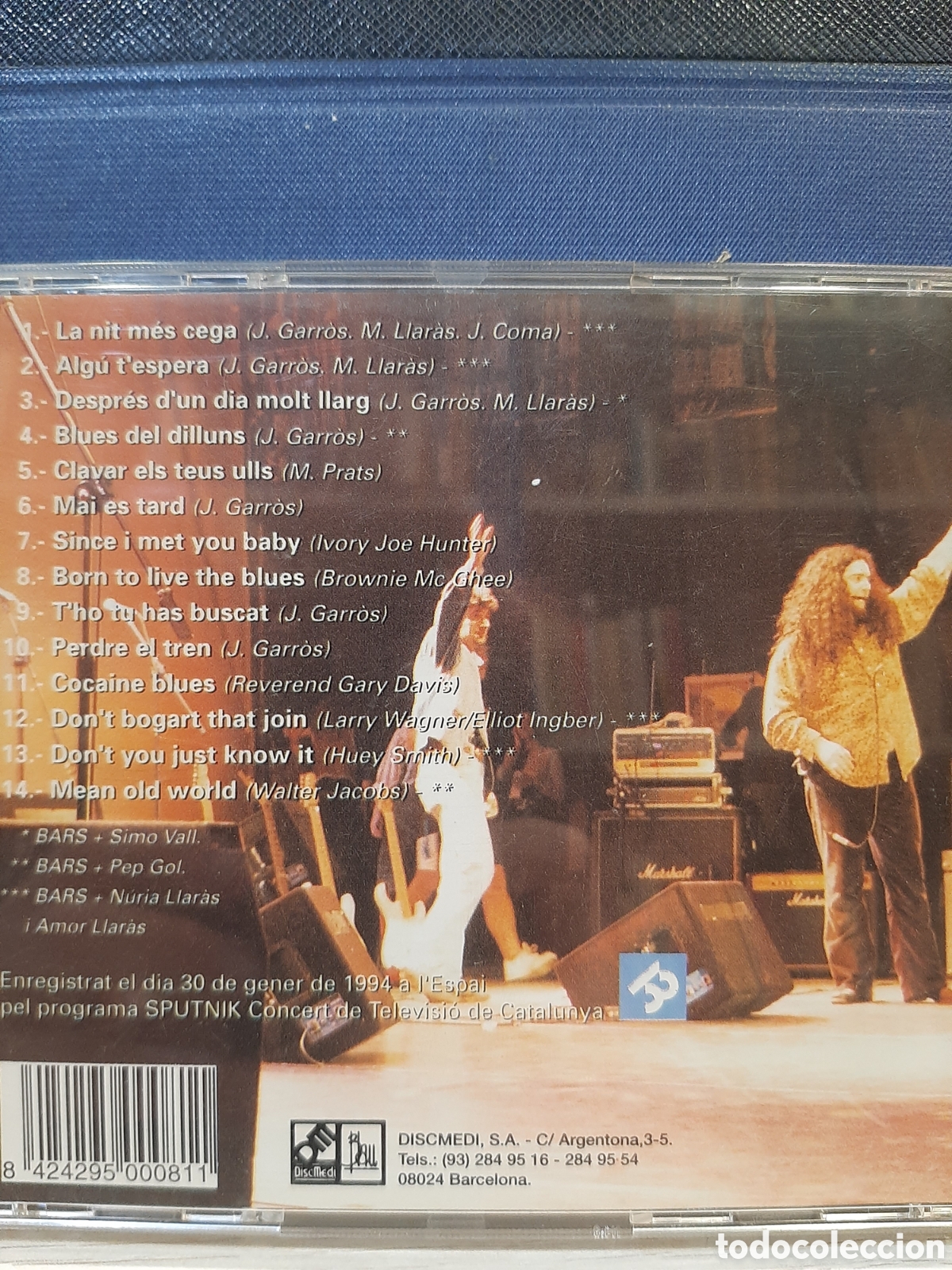 CDs de m&uacute;sica: CD Bars en concert (1994) - Foto 2