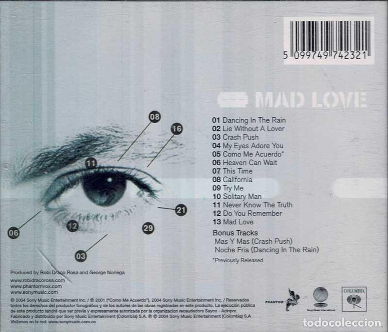 CDs de m&uacute;sica: Robi Draco Rosa - Mad Love. CD - Foto 2