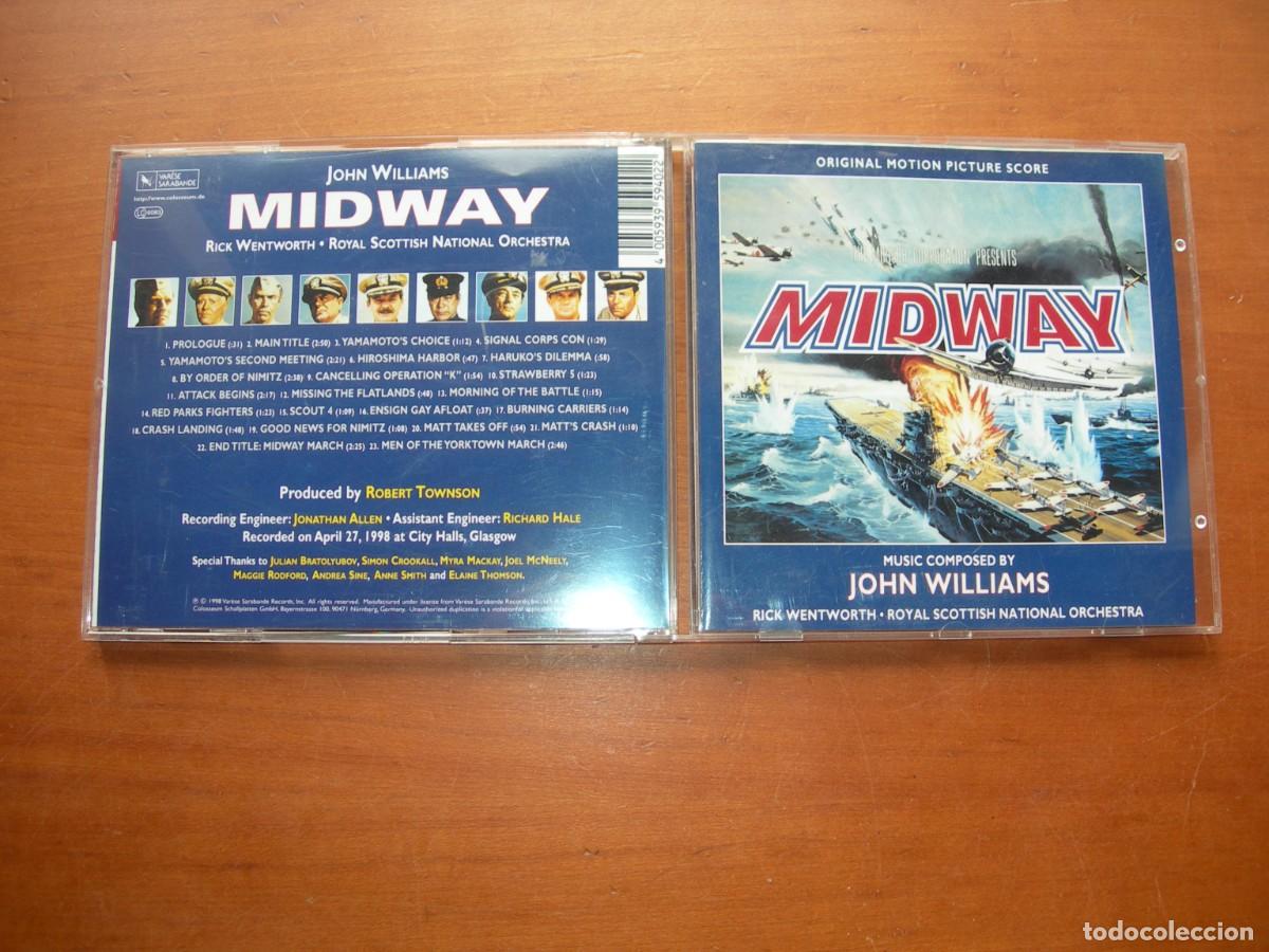 CDs de m&uacute;sica: MIDWAY / JOHN WILLIAMS / CD / 23 TEMAS / B. S. O. - Foto 1