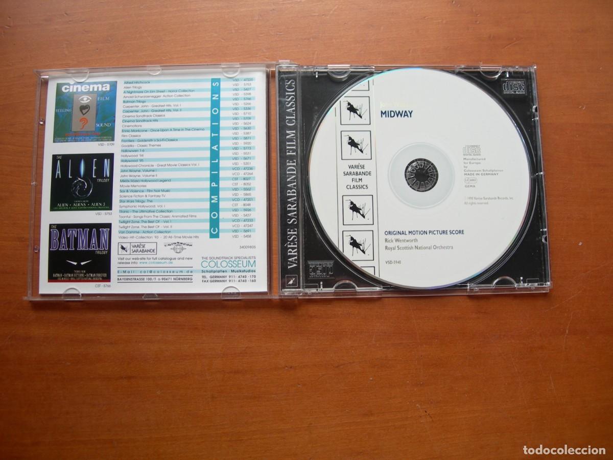 CDs de m&uacute;sica: MIDWAY / JOHN WILLIAMS / CD / 23 TEMAS / B. S. O. - Foto 2