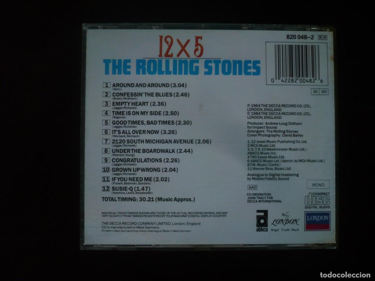 CDs de m&uacute;sica: the rolling stones 12x5 - cd como nuevo - Foto 2