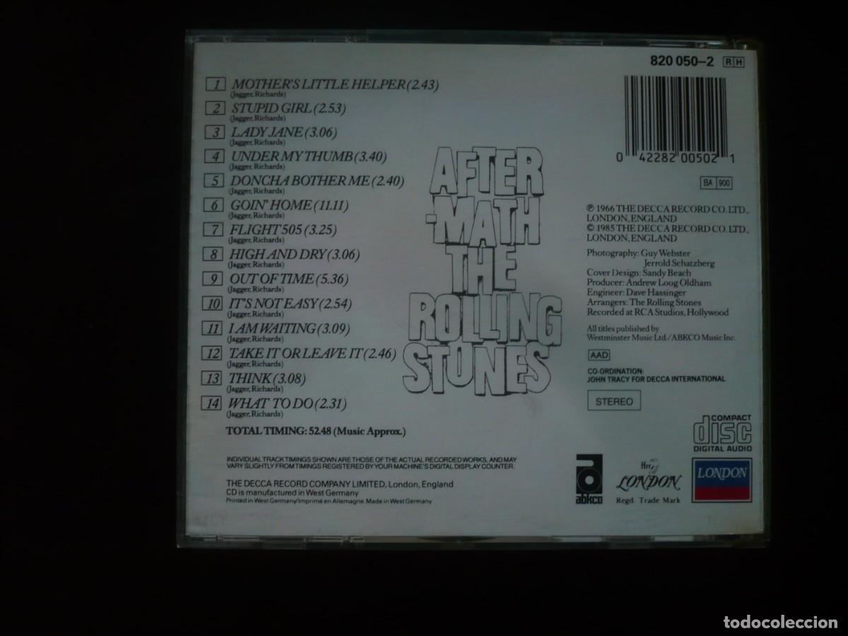 CDs de m&uacute;sica: the rolling stones - aftermath - cd como nuevo - Foto 2