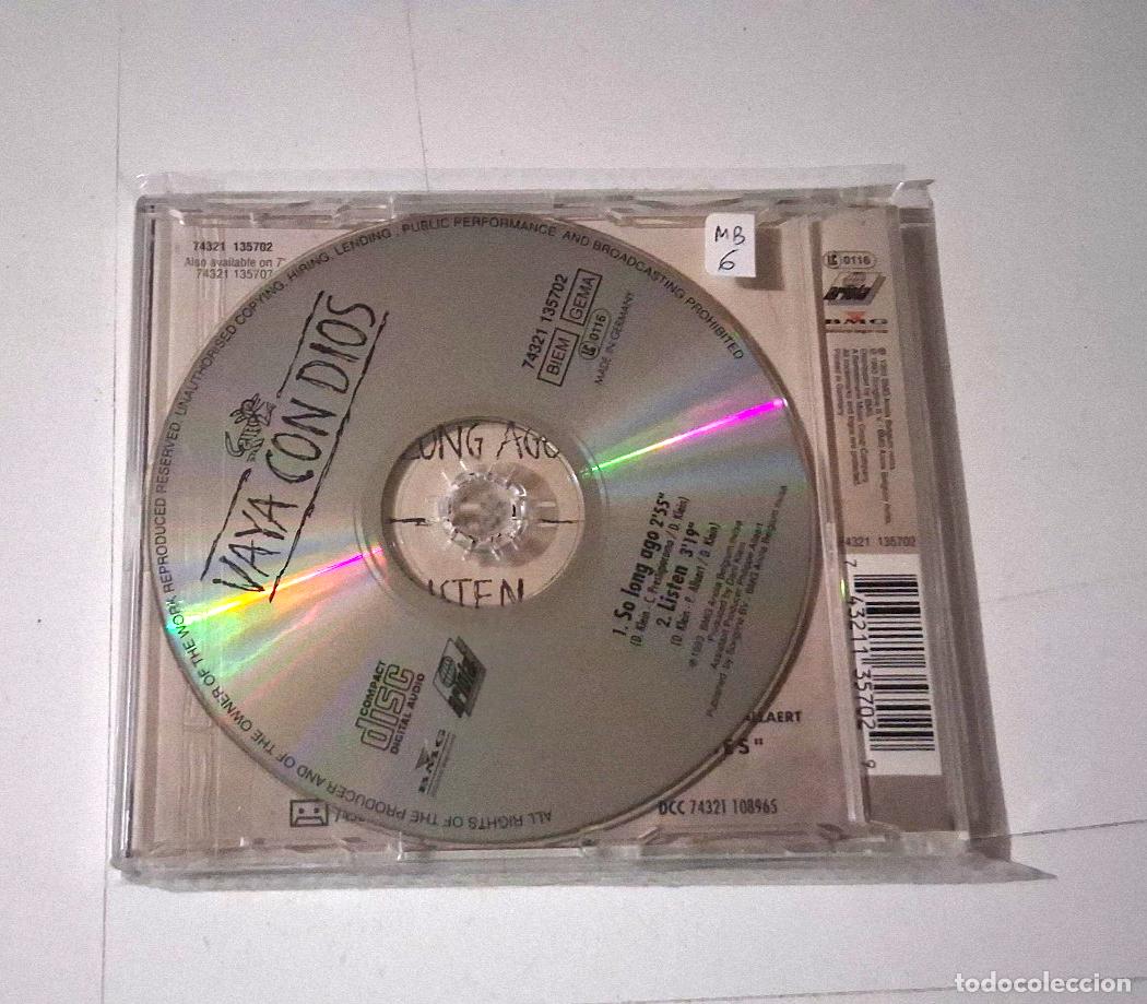 CDs de m&uacute;sica: VAYA CON DIOS &rdquo;SO LONG AGO&rdquo; CD 2 TRACKS SINGLE - Foto 2