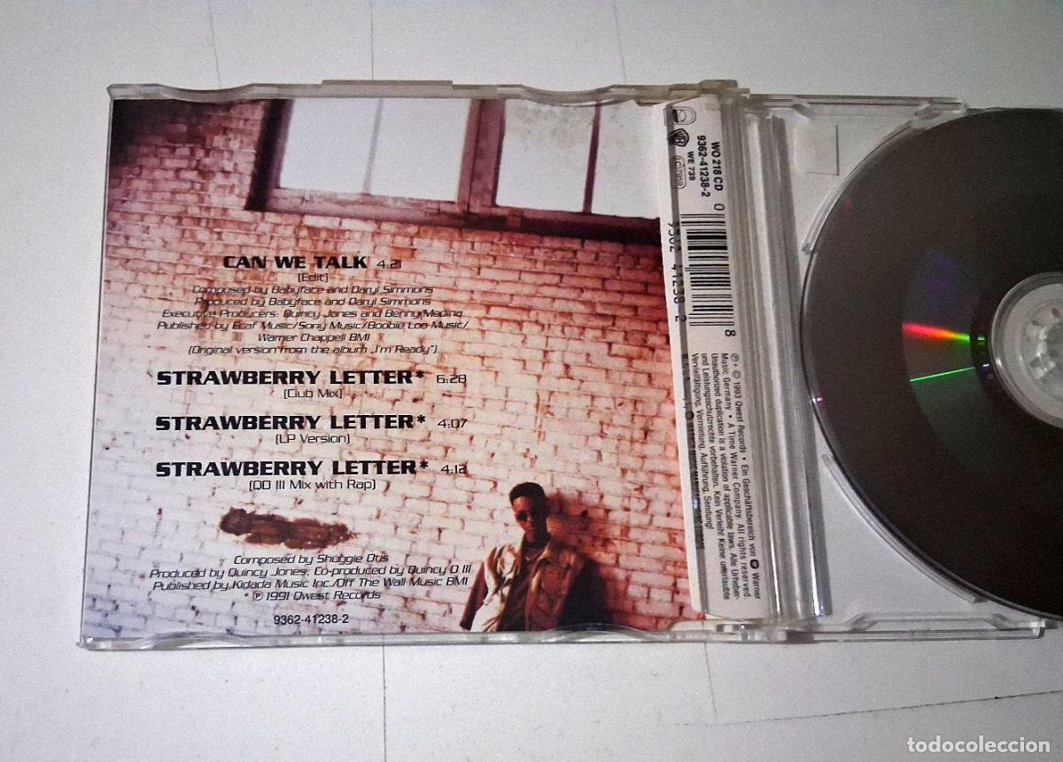 CDs de m&uacute;sica: TEVIN CAMPBELL &rdquo;CAN WE TALK&rdquo; CD 4 TRACKS SINGLE COMO NUEVO - Foto 2