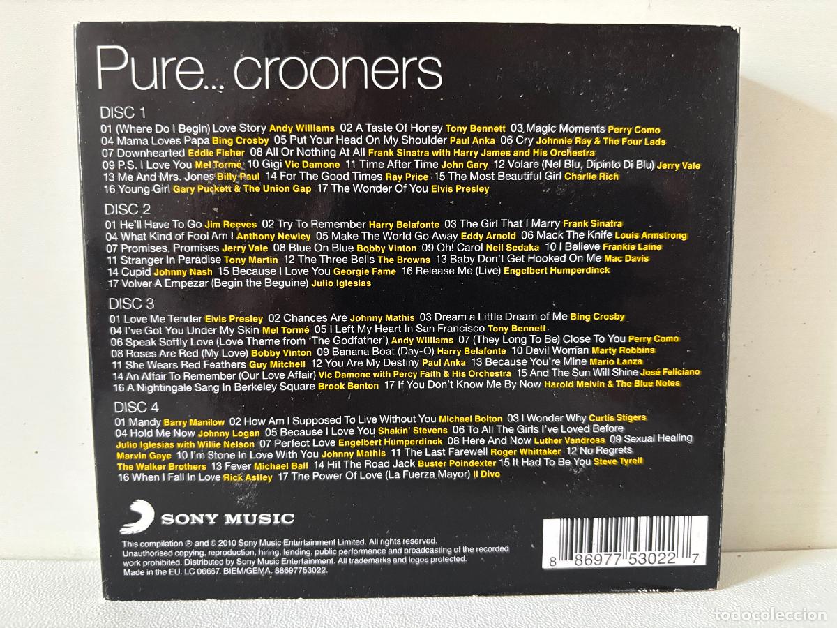 CDs de m&uacute;sica: Pure... Crooners. 4 CDs. - Foto 2