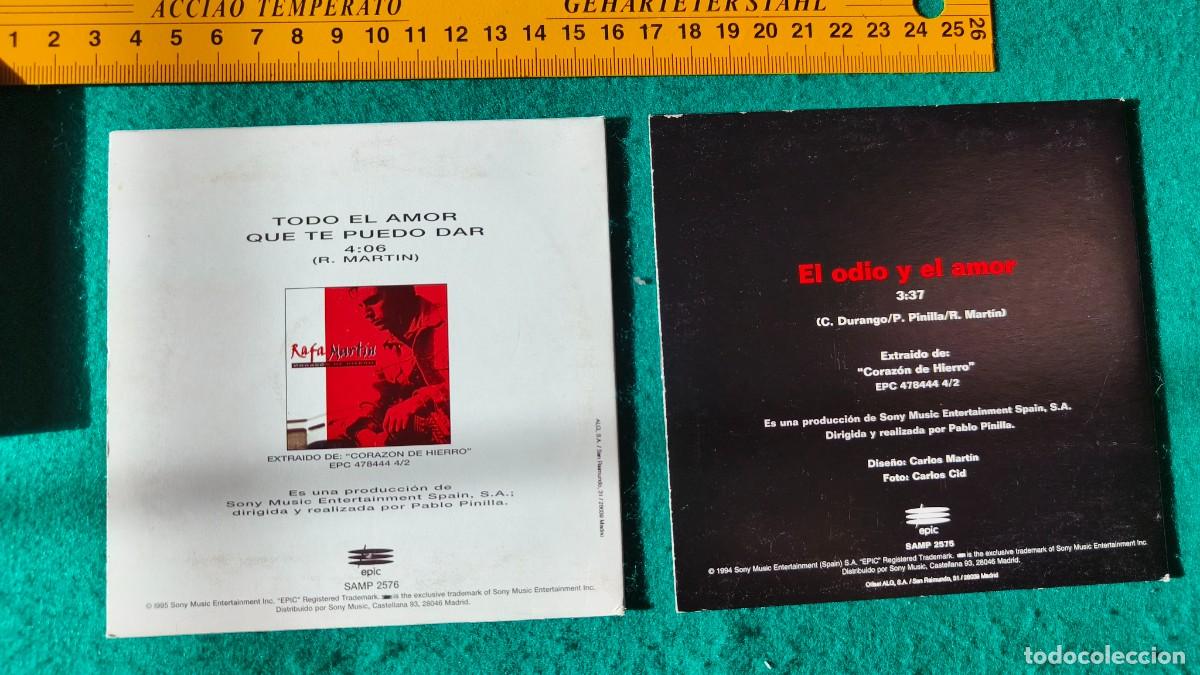 CDs de m&uacute;sica: 2 CD single RAFA MARTIN ENVIO CERTIFICADO GRATIS - Foto 5