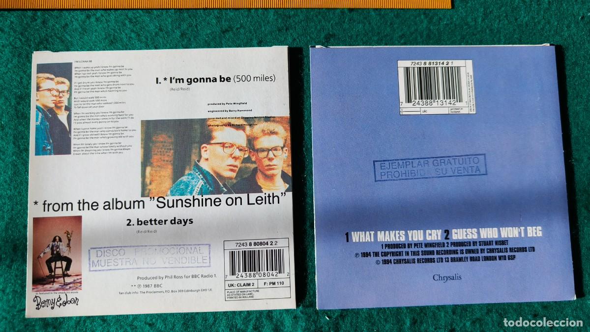 CDs de m&uacute;sica: 2 CD single THE PROCLAIMERS ENVIO CERTIFICADO GRATIS - Foto 5