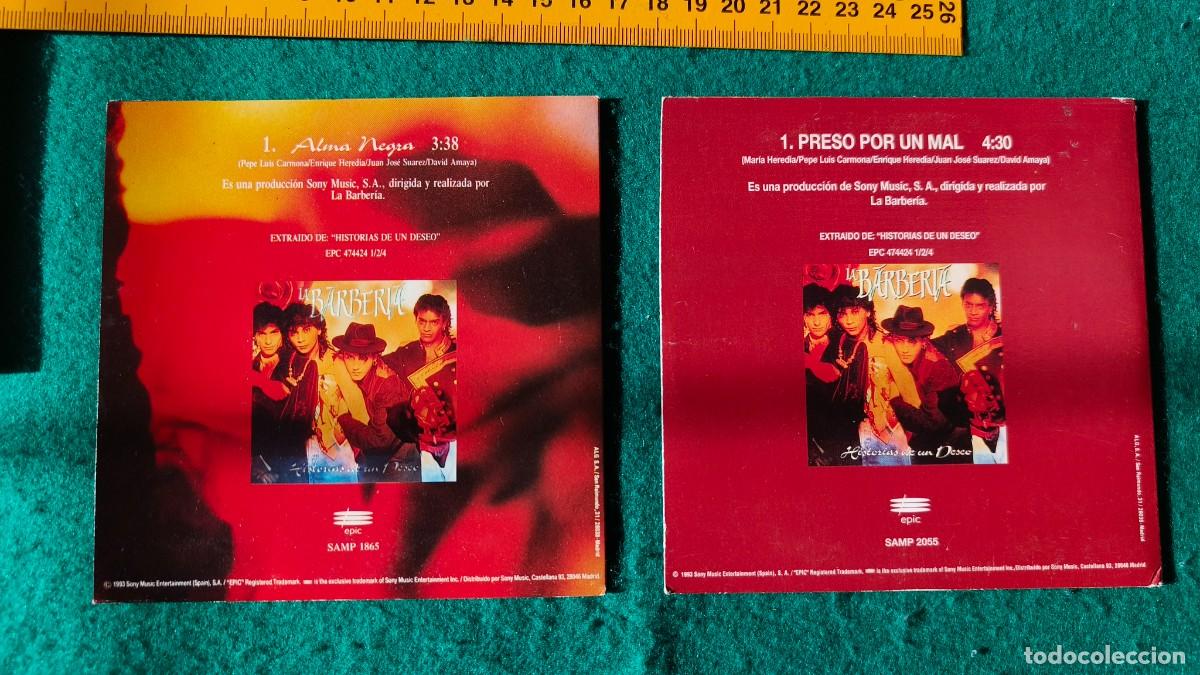 CDs de m&uacute;sica: 2 CD single LA BARBERIA ENVIO CERTIFICADO GRATIS - Foto 5