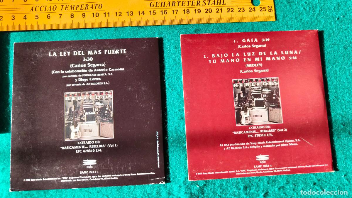 CDs de m&uacute;sica: 2 CD single LOS REBELDES ENVIO CERTIFICADO GRATIS - Foto 5