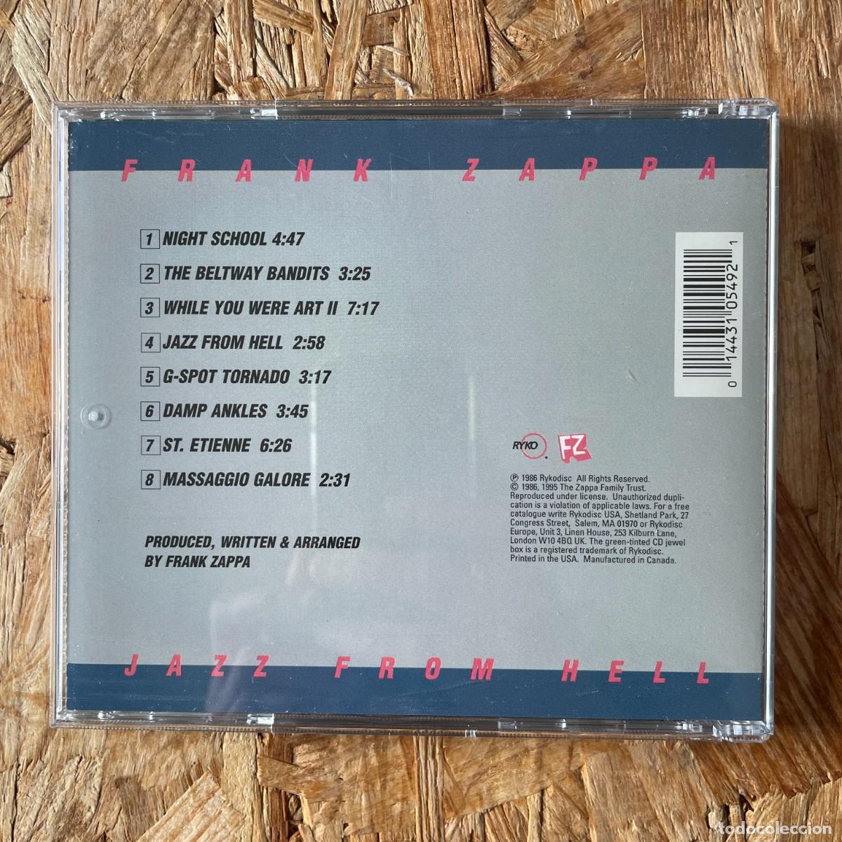 CDs de m&uacute;sica: CD - Frank Zappa &ndash; Jazz From Hell - Foto 2