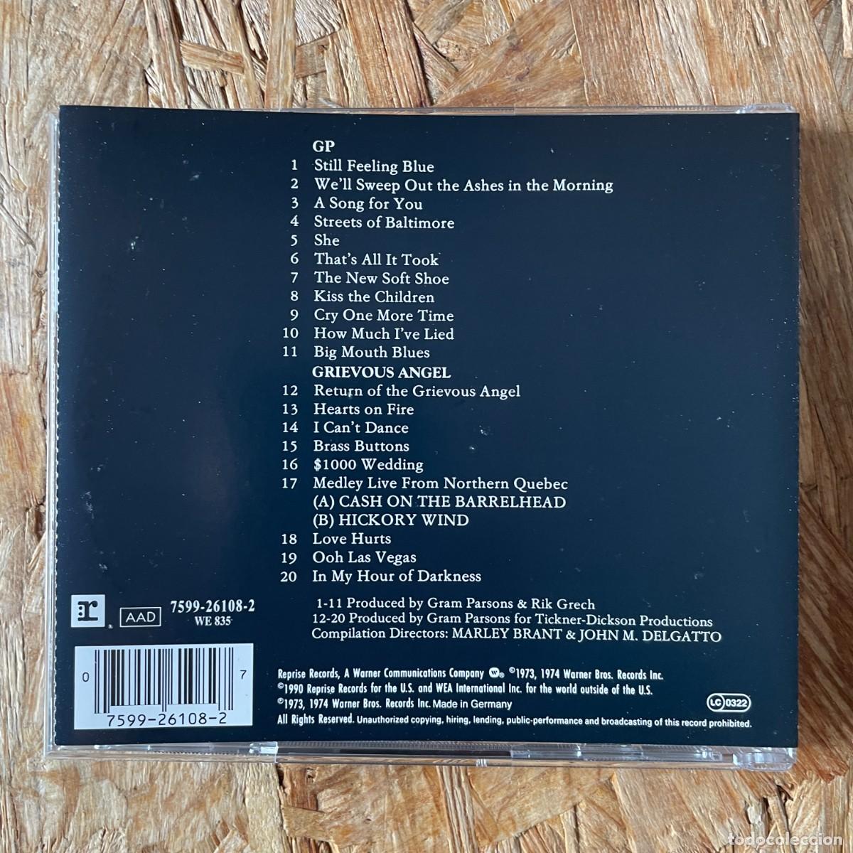 CDs de m&uacute;sica: CD - Gram Parsons &ndash; GP / Grievous Angel - Foto 2