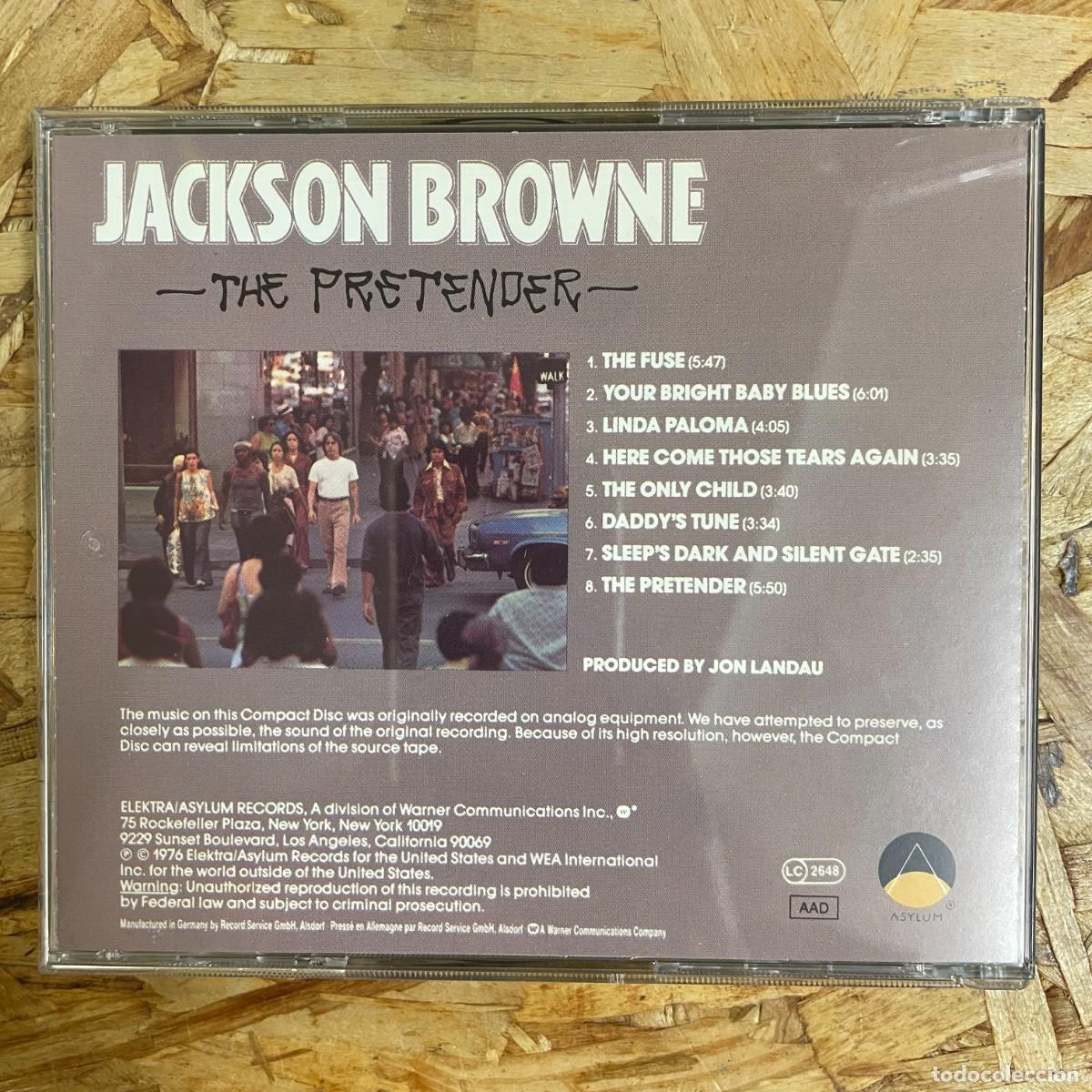 CDs de m&uacute;sica: CD - Jackson Browne &ndash; The Pretender - Foto 2