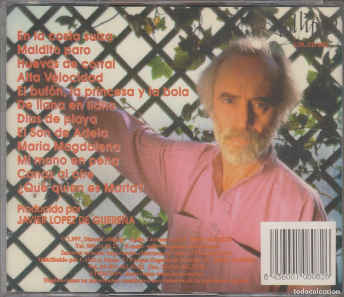 CDs de m&uacute;sica: Javier Krahe cd Versos De Tornillo 1997 Lollipop - Foto 2
