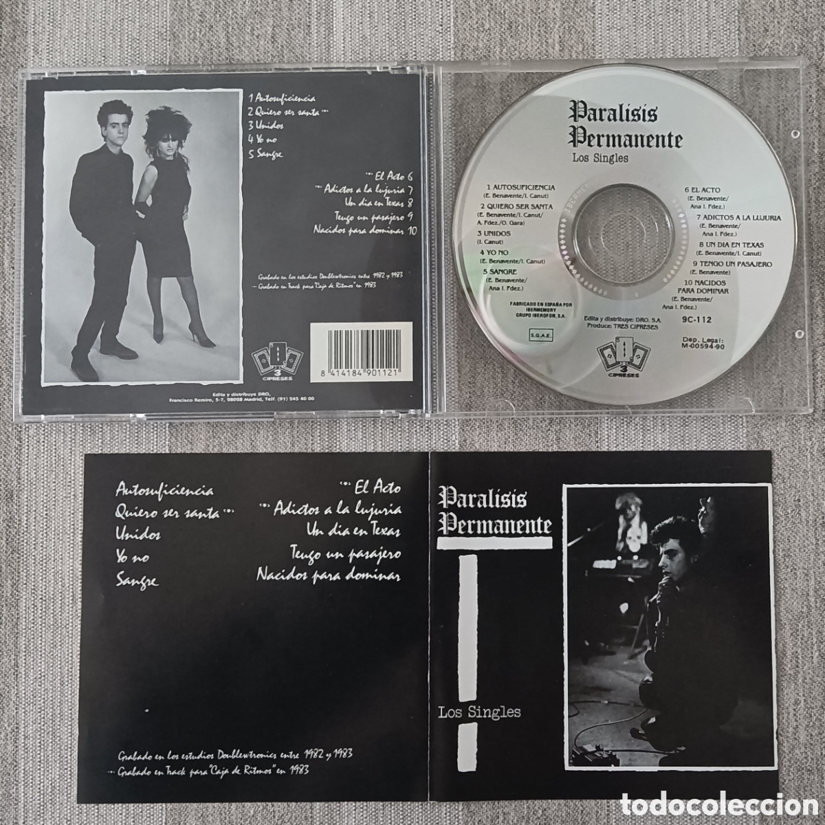 CDs de m&uacute;sica: Paralisis Permanente - Los Singles - Foto 1
