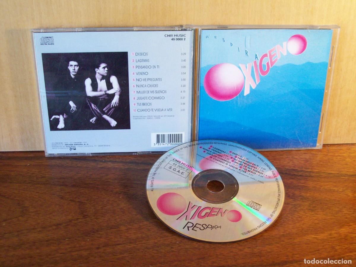 CDs de m&uacute;sica: OXIGENO - RESPIRA - CD 10 CANCIONES - Foto 1