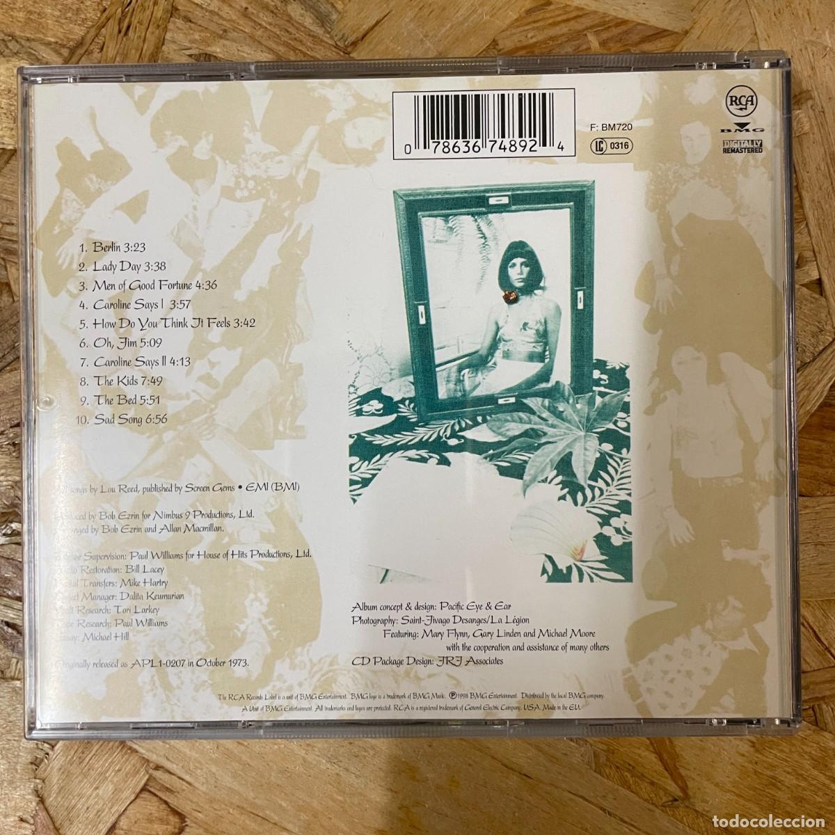 CDs de m&uacute;sica: CD - Lou Reed &ndash; Berlin - Foto 2