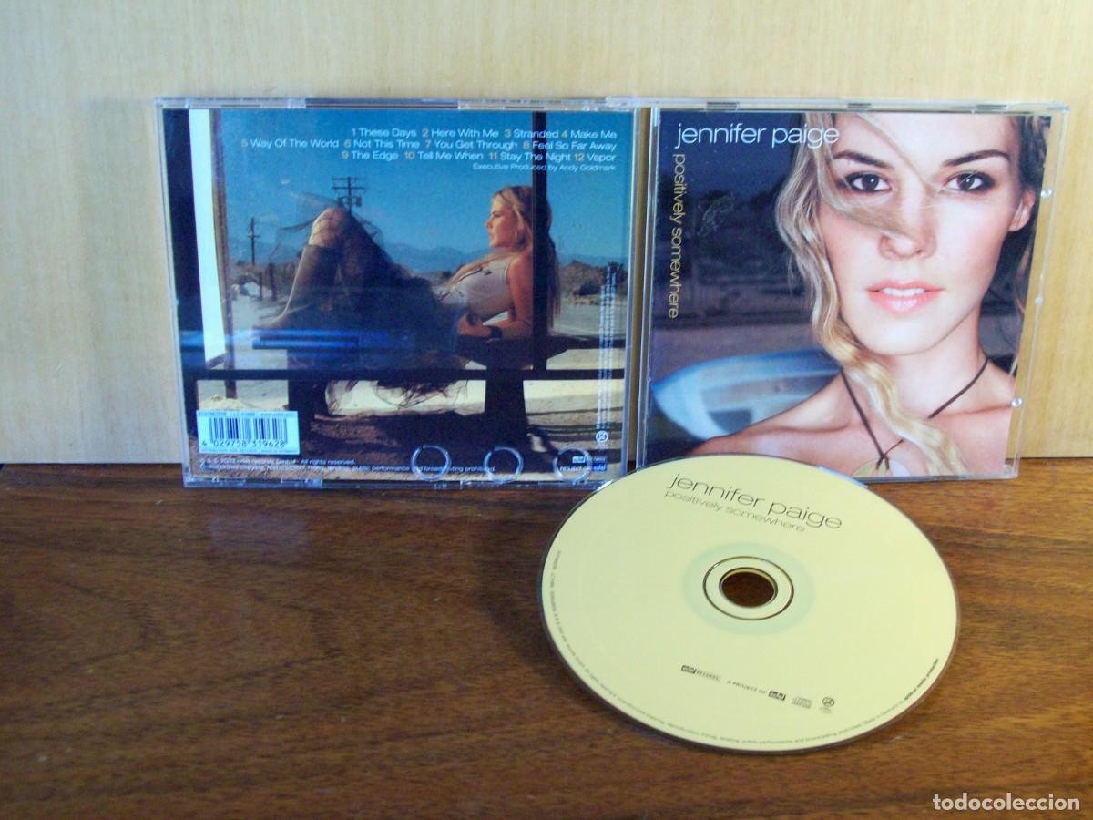 CDs de m&uacute;sica: JENNIFER PAIGE - POSITIVELY SOMEWHERE - CD - Foto 1