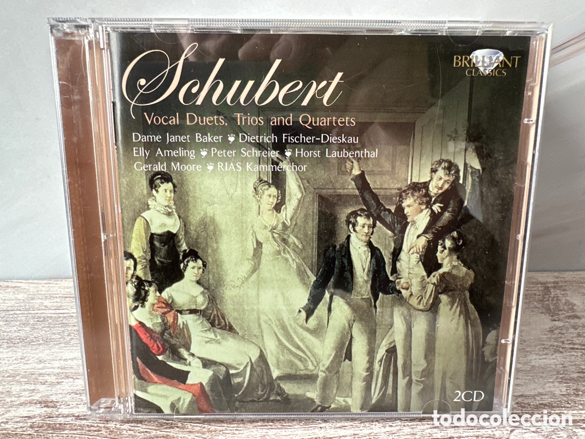 CD de M&uacute;sica: Schubert - Janet Baker, Dietrich Fischer-Dieskau - Vocal Duets, Trios And Quartets (2xCD)