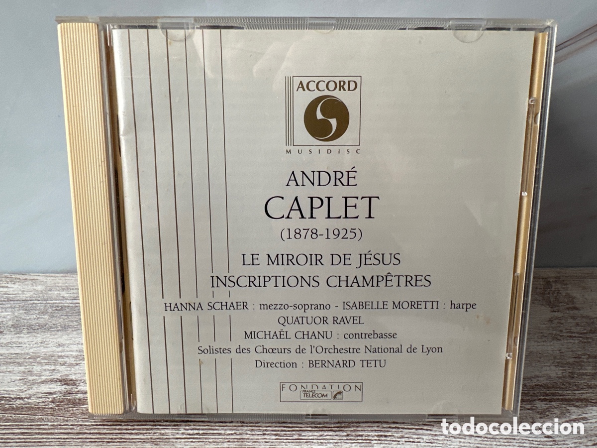 Musik-CDs: Andr&eacute; Caplet - Le Miroir De J&eacute;sus / Inscriptions Champ&ecirc;tres (CD)