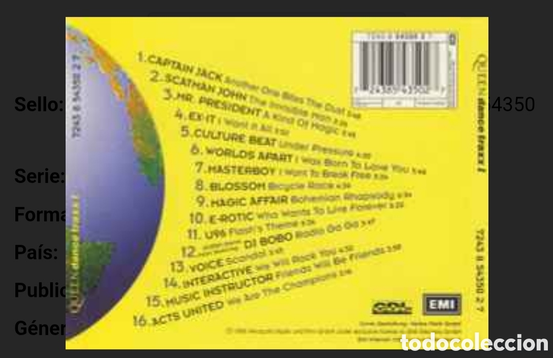 CDs de m&uacute;sica: Various&nbsp;&lrm;Queen Dance Traxx I - Foto 2