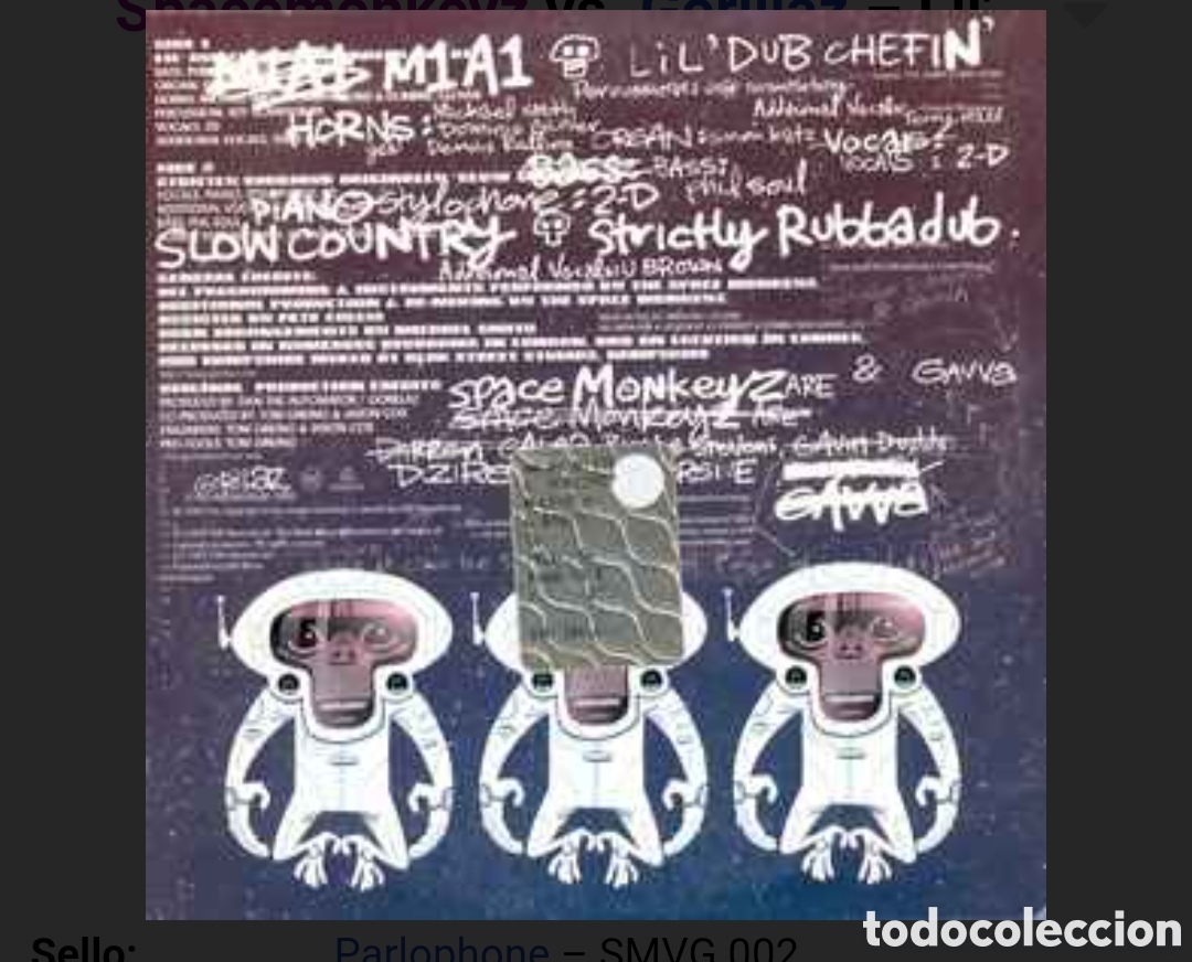 CDs de m&uacute;sica: Spacemonkeyz&nbsp;vs.&nbsp;Gorillaz&nbsp;&lrm;&ndash;&nbsp;Lil Dub Chefin - Foto 2