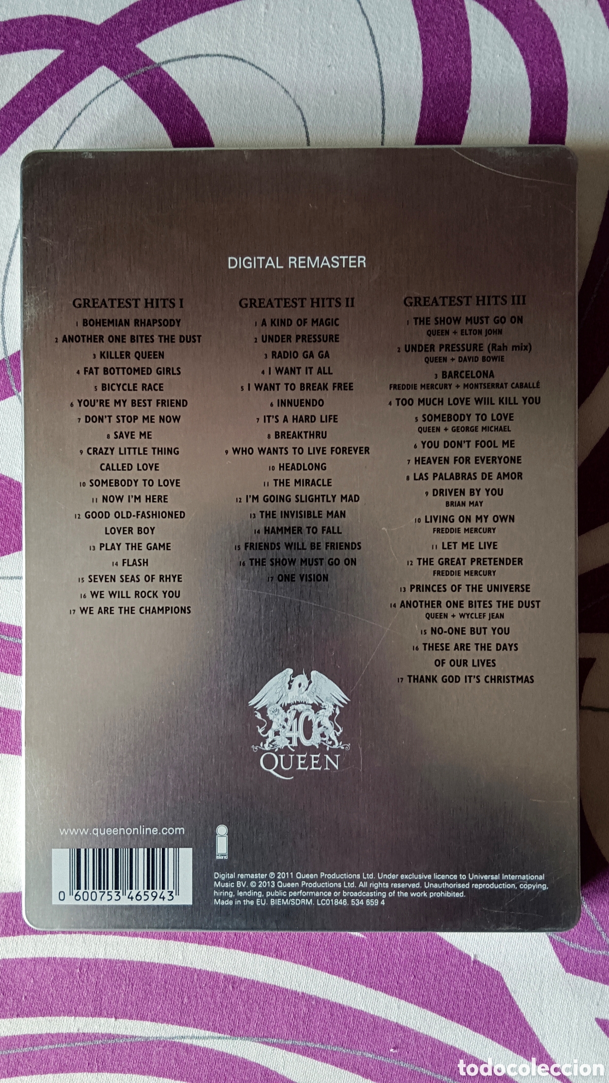 CDs de m&uacute;sica: Queen &ndash; The Platinum Collection - Foto 6